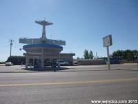 Caruthers Fighter Plane Crash Gas Station