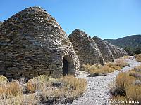 Windrose Charcoal Kilns located above Death Valley