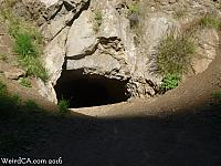 An exit out of Bronson Cave