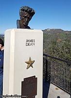 James Dean Bust at Griffith Observatory - photo by Stephanie Olsen