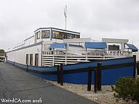 A ship shaped sushi restaurant in Claremont