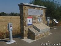 Slabs of Lincoln Highway and US Highway 40