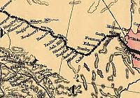 Atlantic & Pacific Railroad Map 1883