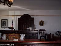 Courtroom inside the Whaley House