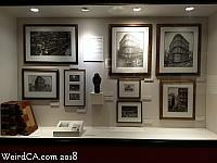 Display case containing the Falcon