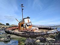 Point Estero shipwrecked north of Cayucos