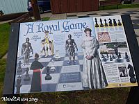 Sign at the Giant Chessboard of Centennial Parkway