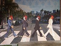 Abbey Road with Chicken Heads