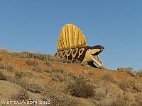 Dimetrodon on a hill