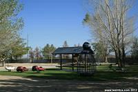 Children's park with astroturf.