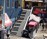 Pier 39s Piano Staircase in San Francisco