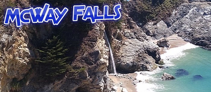 McWay Falls plummets 80 feet down into the ocean off the Big Sur Coastline!