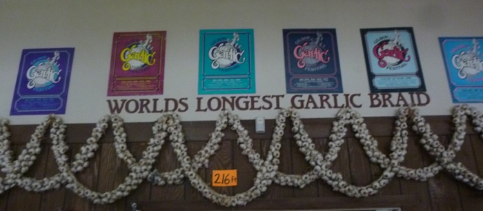 World's Longest Garlic Braid